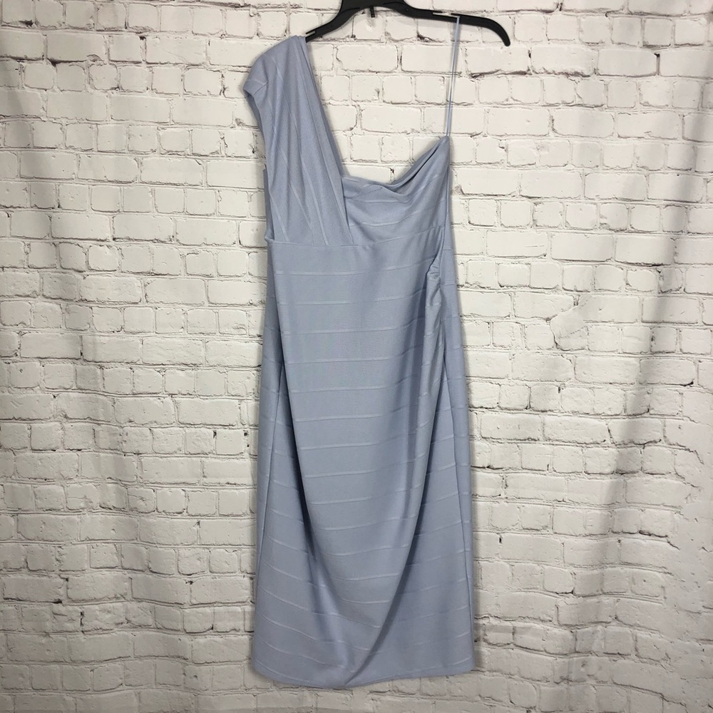 ASOS Maternity One-Shoulder Form Fitting Dress